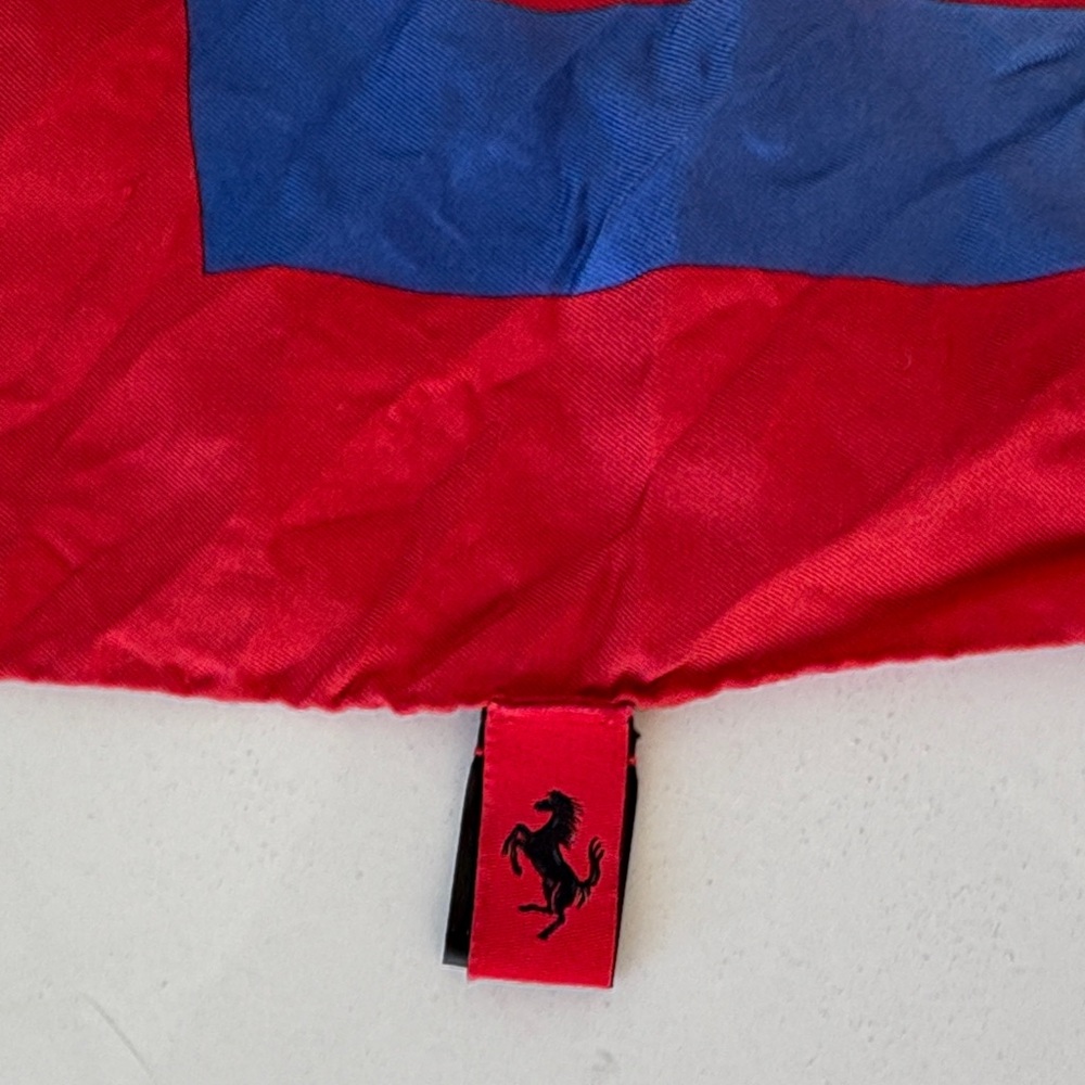 Ferrari Roma Patterned Scarf - Picture 2 of 3